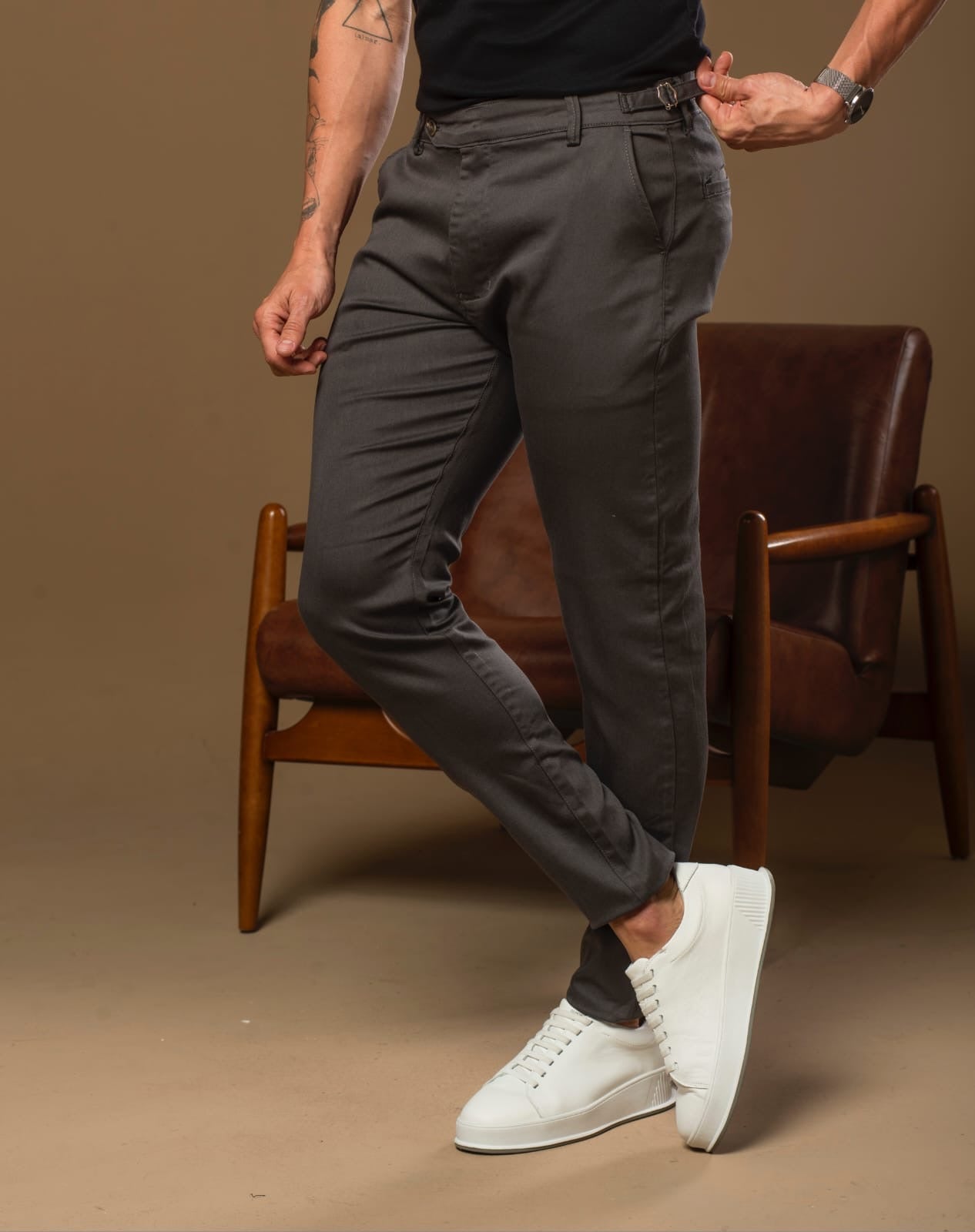 Calça em alfaiataria