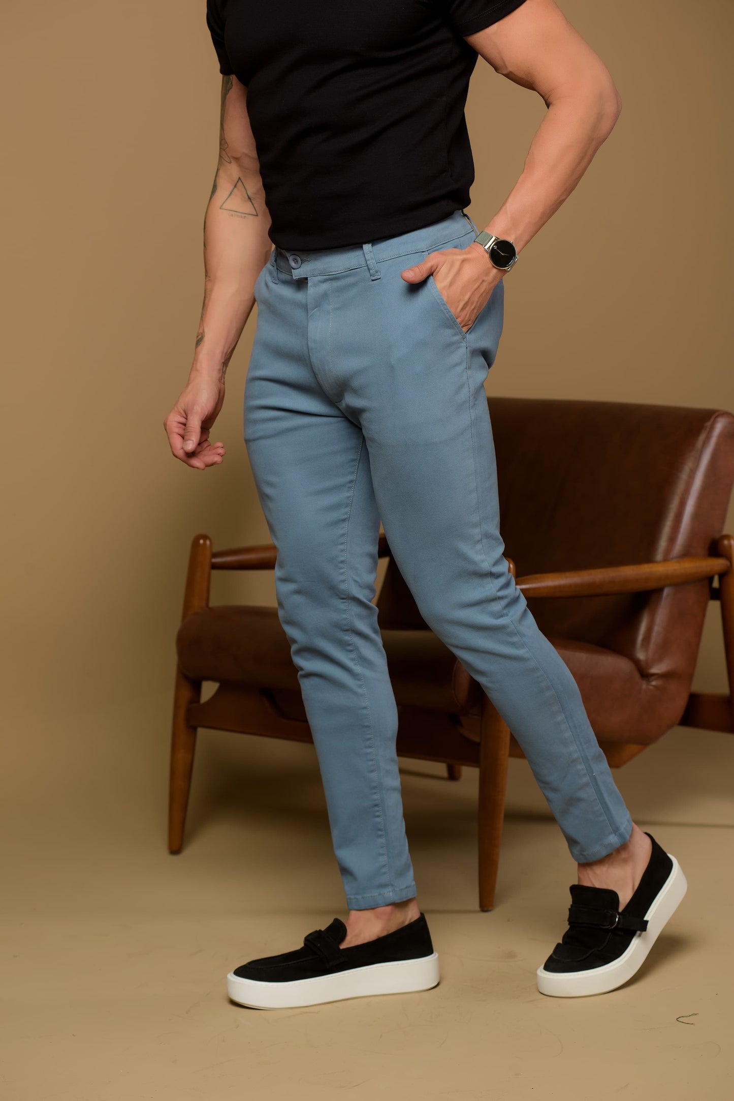 Calça em alfaiataria