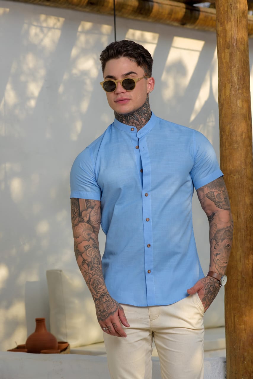 Camisa de botão M/C