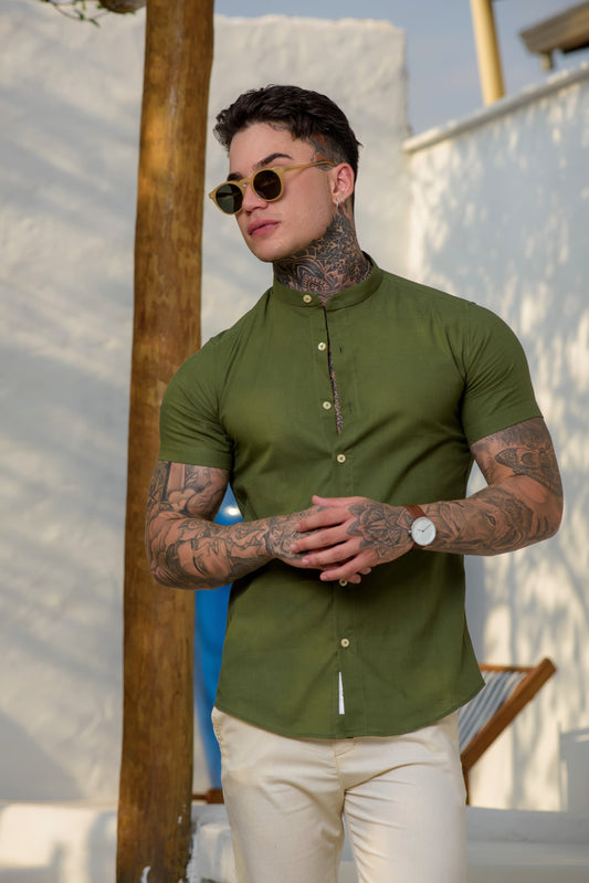 Camisa de botão M/C