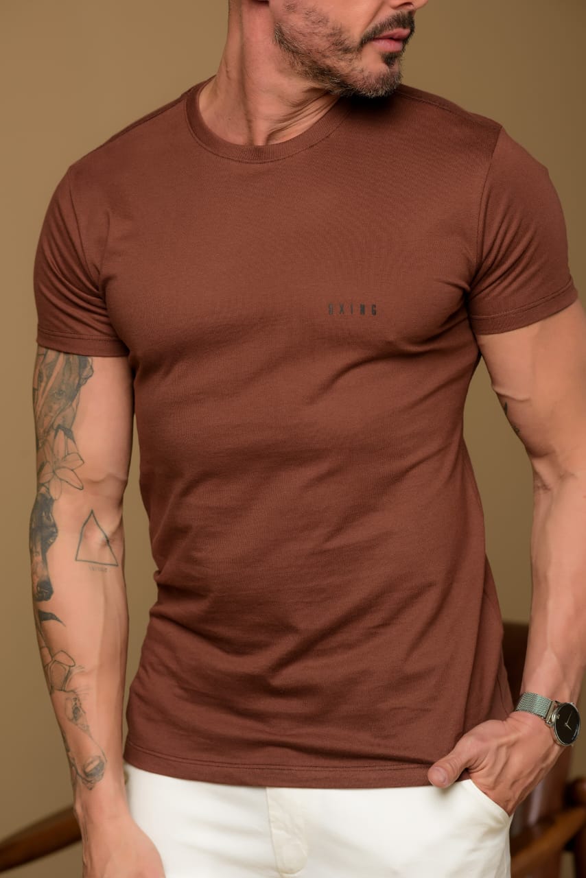 Camiseta básica 100% algodão